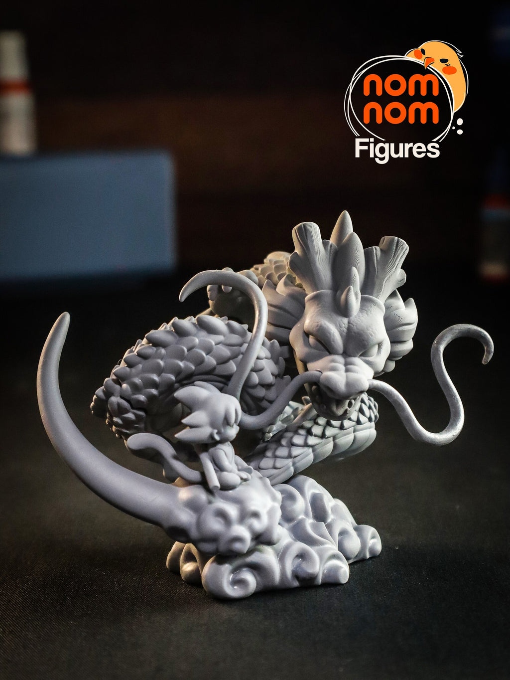 Shenron and Goku — studio render 10