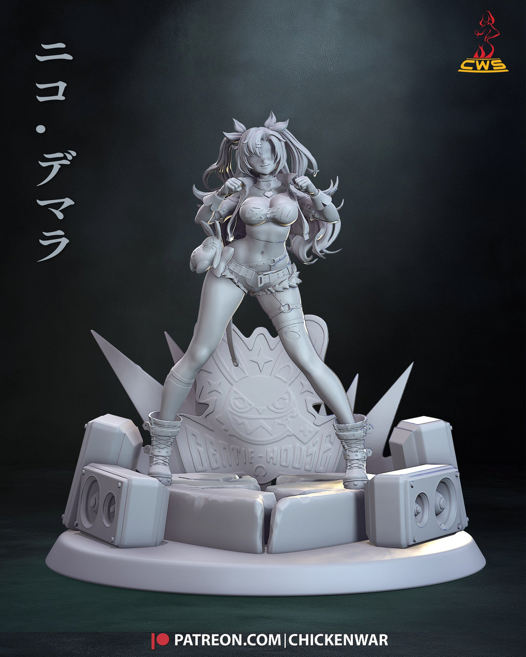 Nicole Demara (Zenless Zone Zero) resin figure by CW Studio — studio render 9