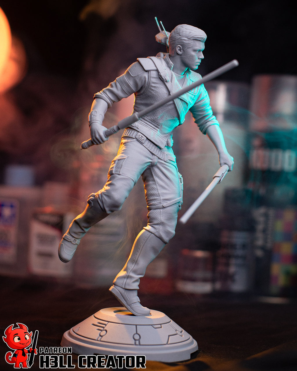 Cal Kestis (Star Wars) resin figure by h3LLcreator — studio render 12