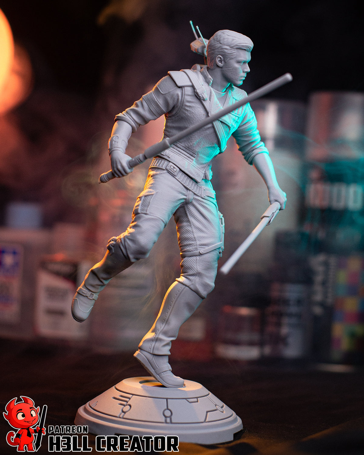 Cal Kestis (Star Wars) resin figure by h3LLcreator — studio render 12