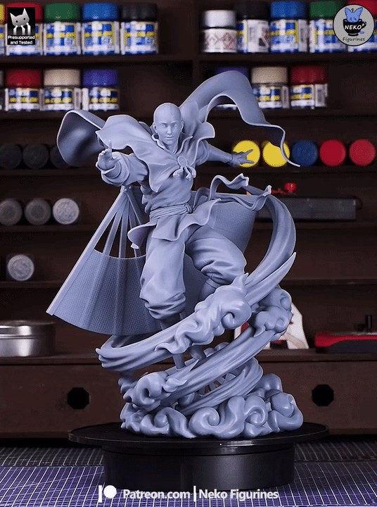 Aang (Avatar The Last Airbender) resin figure by Neko Figurines — studio render 4