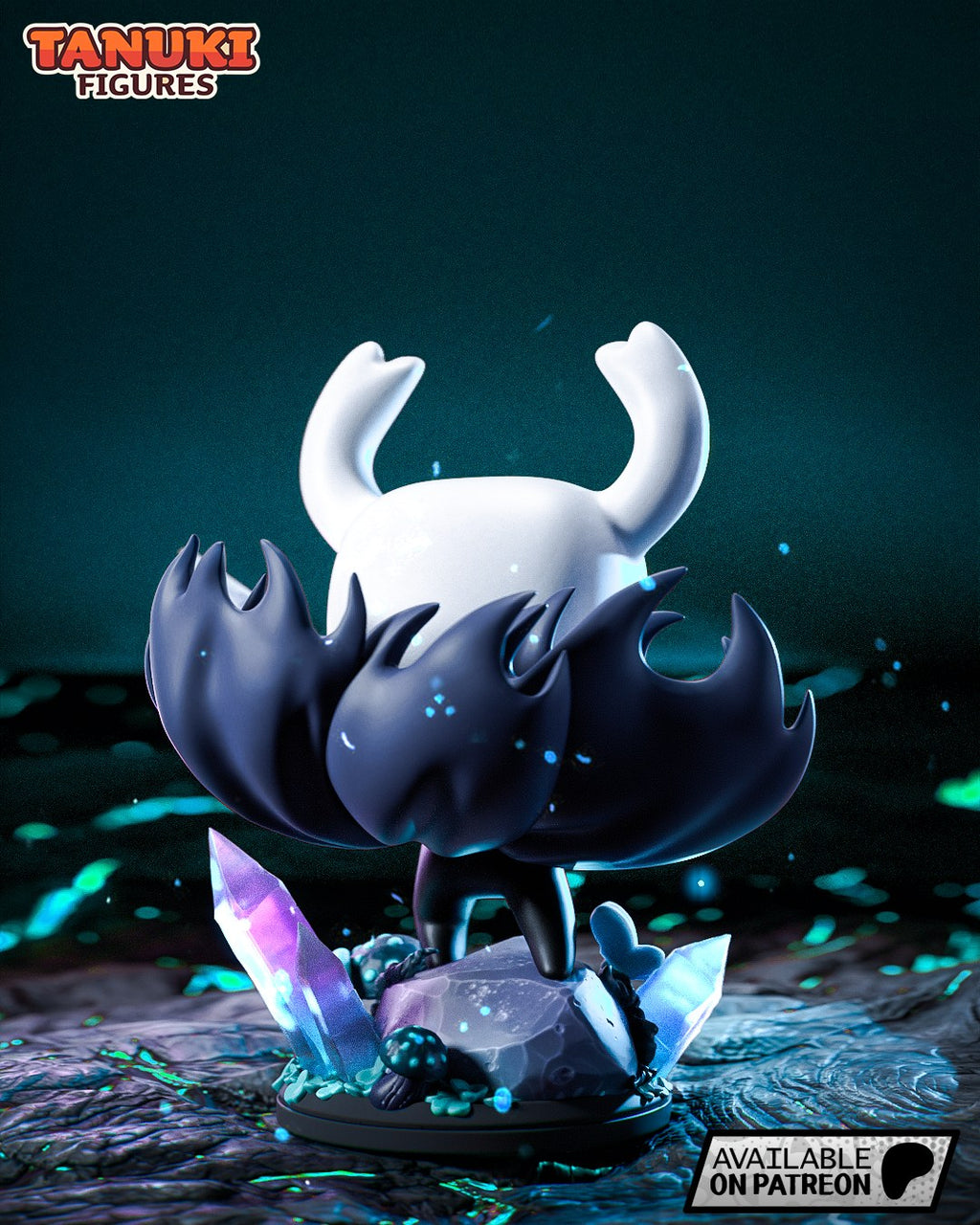 The Knight (Hollow Knight) resin figure by Tanuki Figures — studio render 3