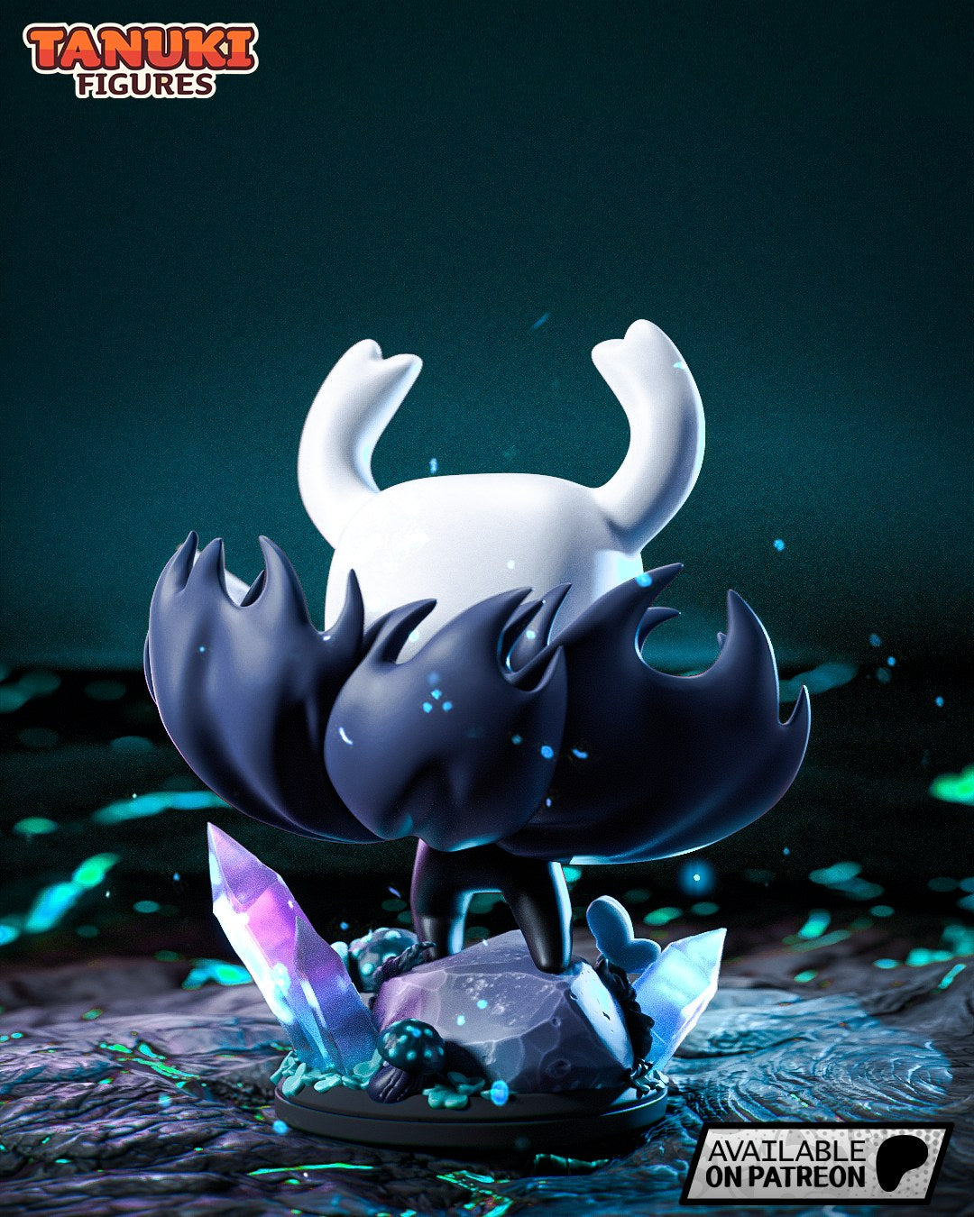 The Knight (Hollow Knight) resin figure by Tanuki Figures — studio render 3