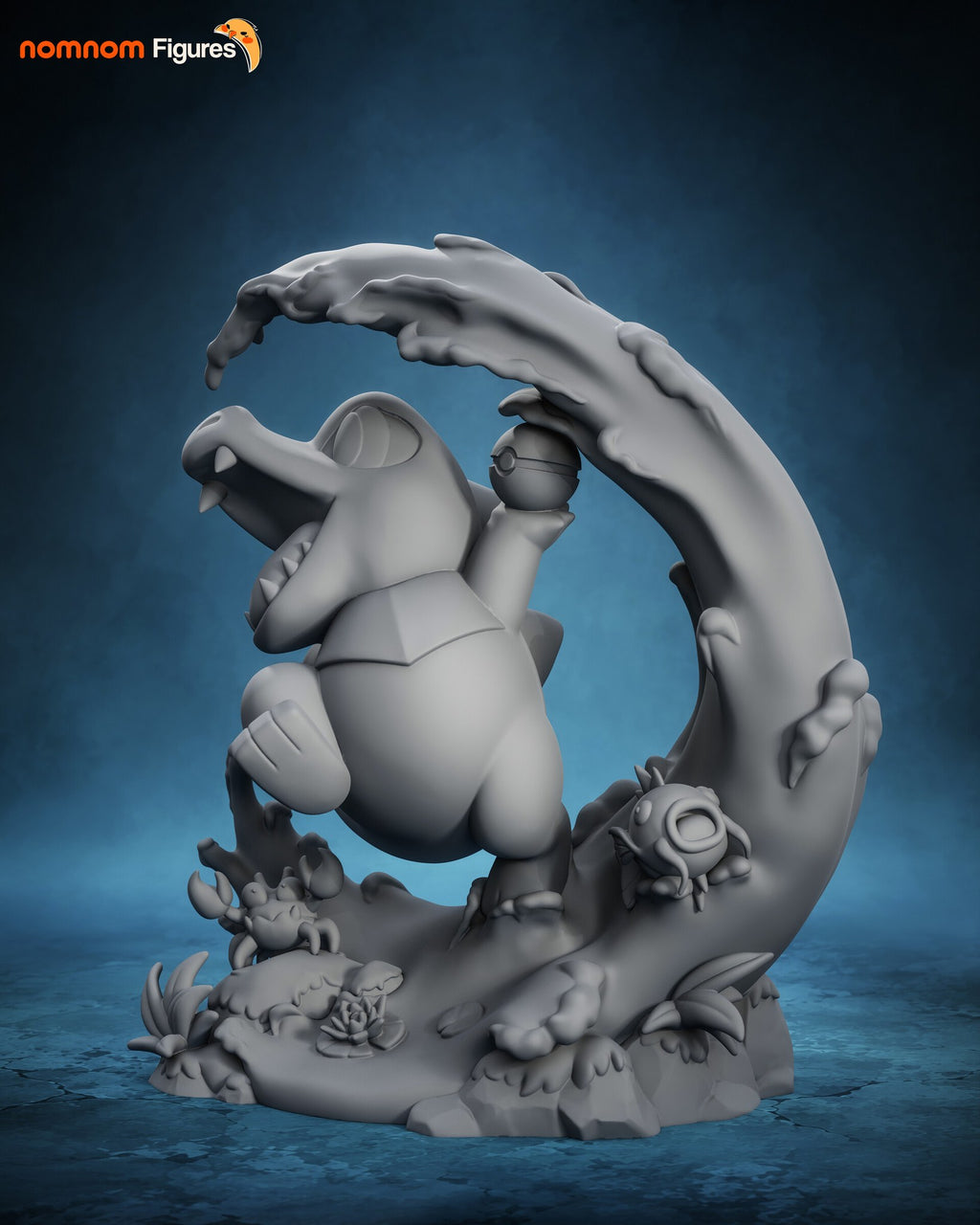 Totodile — studio render 9