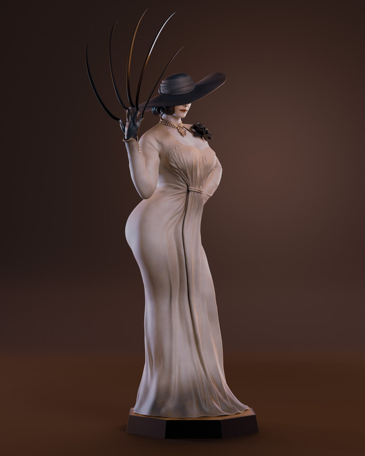 Alcina Dimitrescu (Resident Evil) resin figure by Abe3D — studio render 10