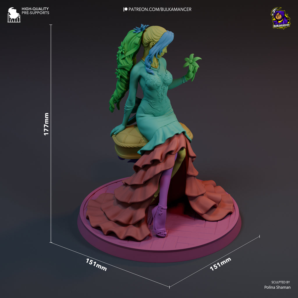 Aerith Gainsborough (Final Fantasy) resin figure by Bulkamancer — studio render 7