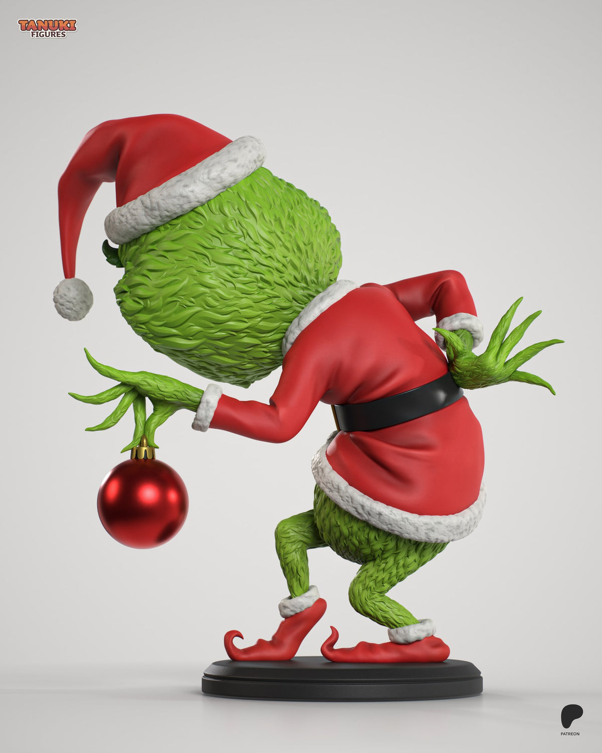 The Grinch (How the Grinch Stole Christmas) resin figure by Tanuki Figures — studio render 2