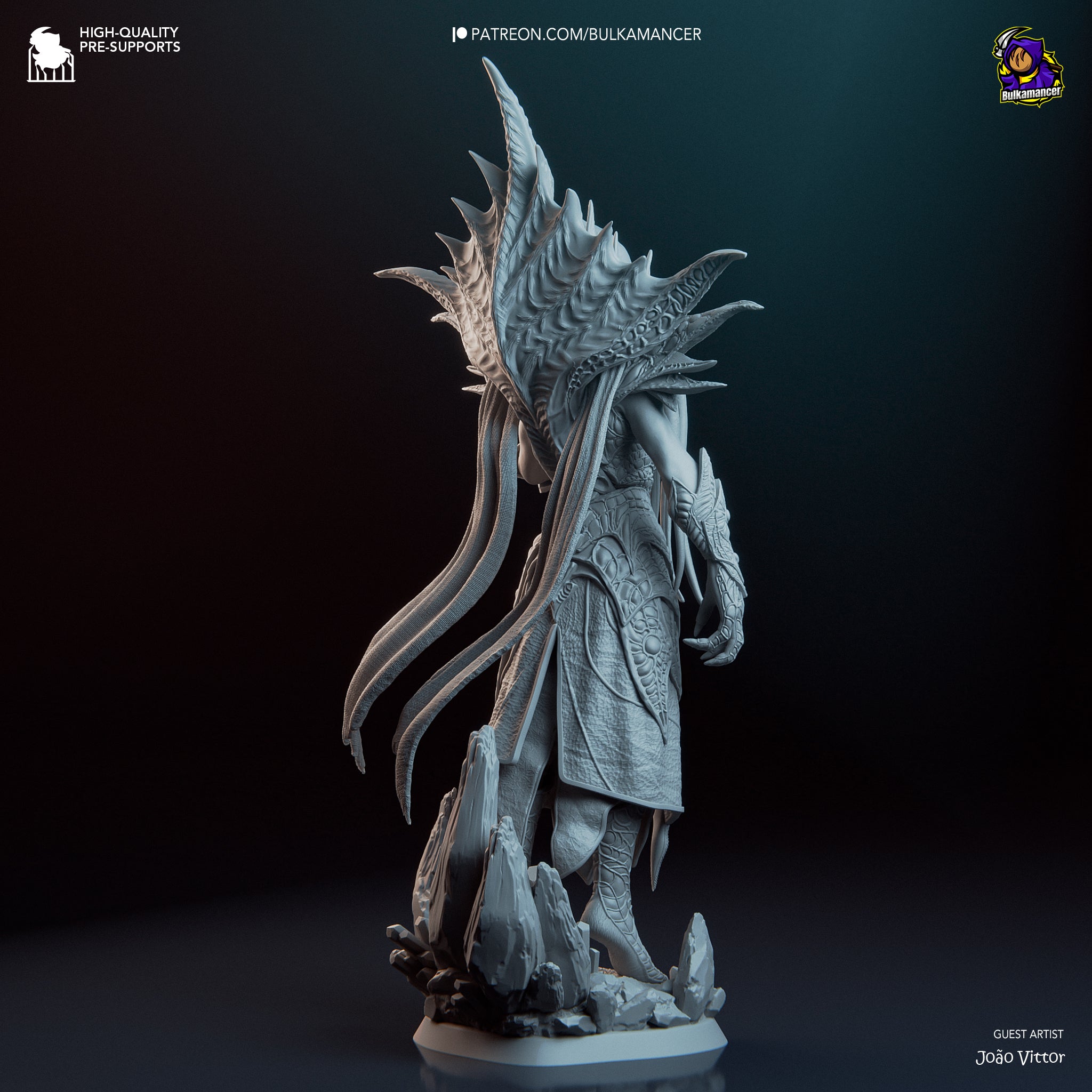 The Emperor (Baldur's Gate) resin figure by Bulkamancer — studio render 11