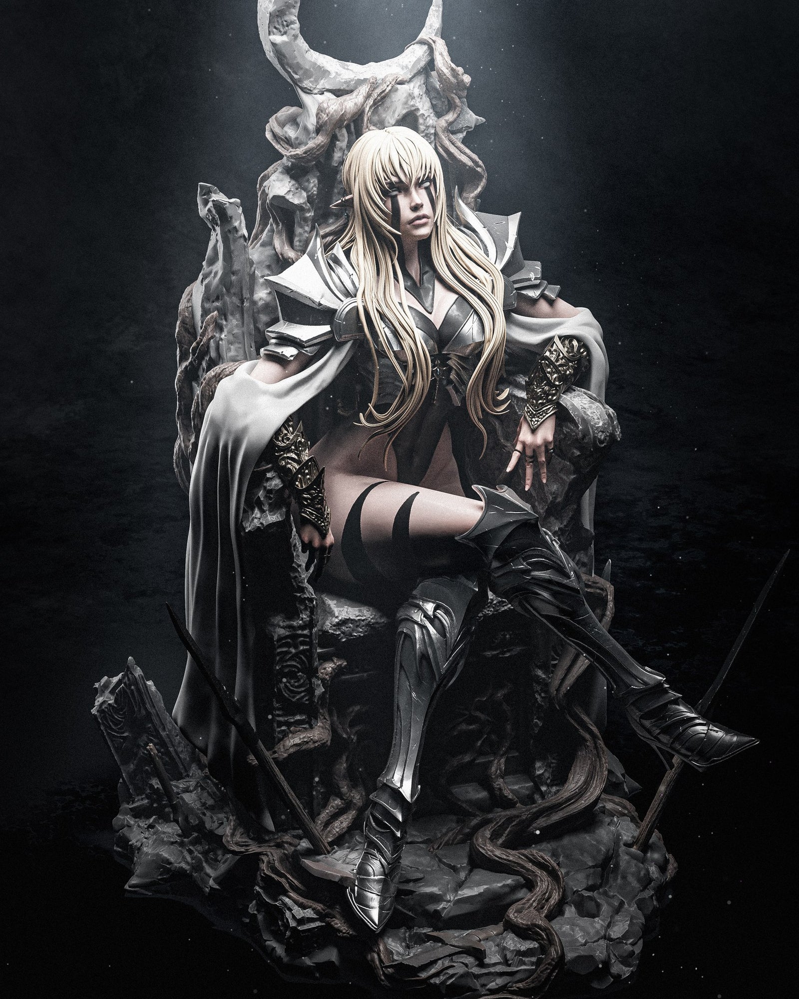 The Underworld’s Grand Matriarch (_Original Characters) resin figure by CA 3D Studios — studio render 2