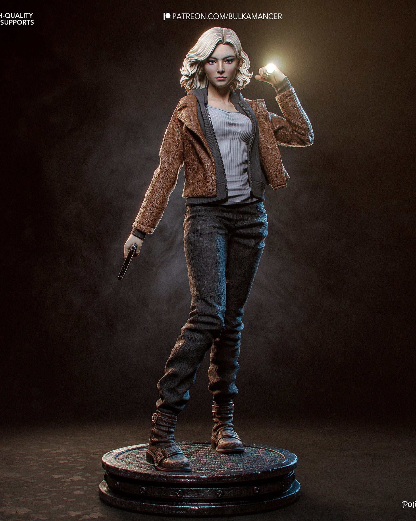 Grace Ashcroft (Resident Evil) resin figure by Bulkamancer — studio render 2