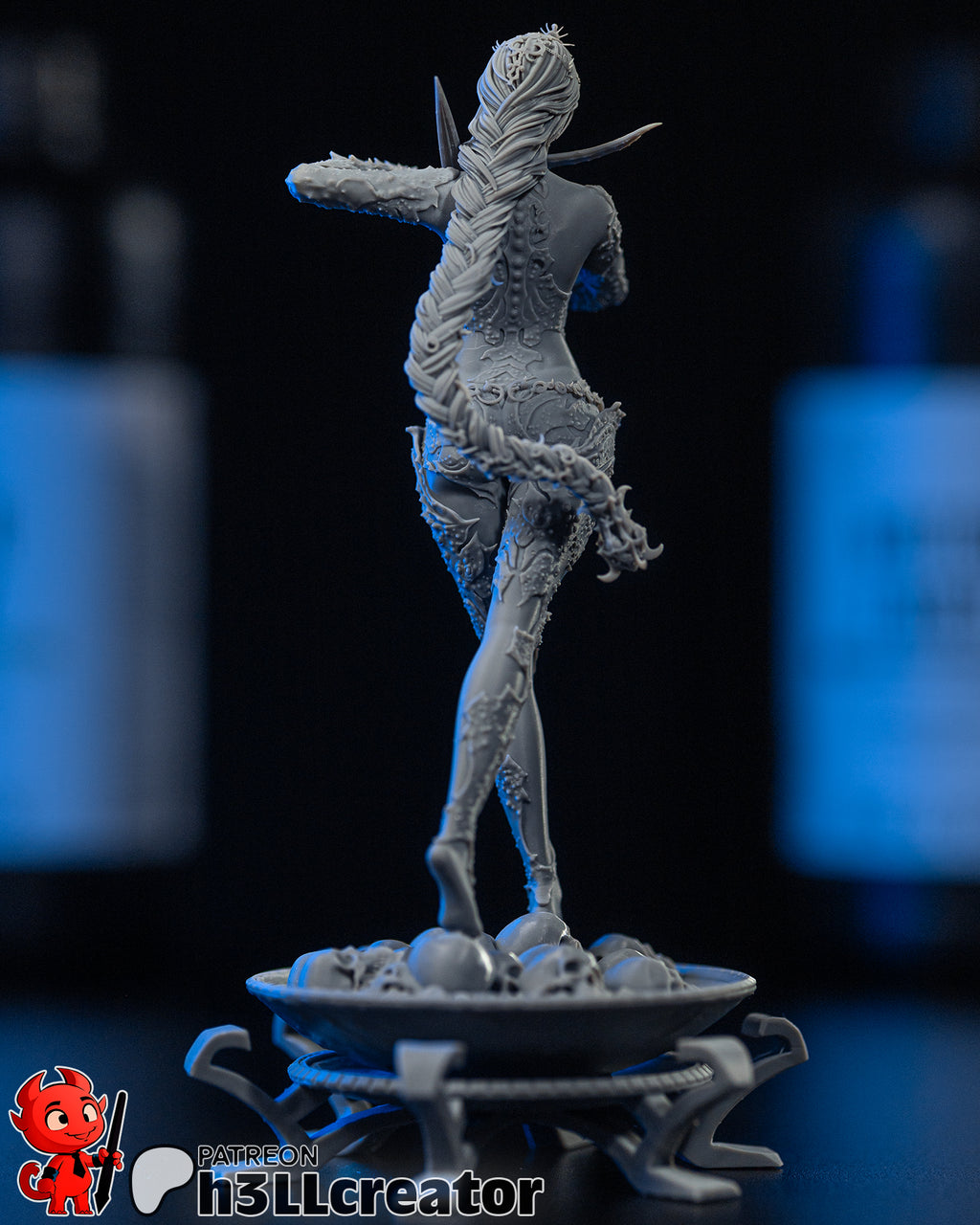 Orin the Red (Baldur's Gate) resin figure by h3LLcreator — studio render 9