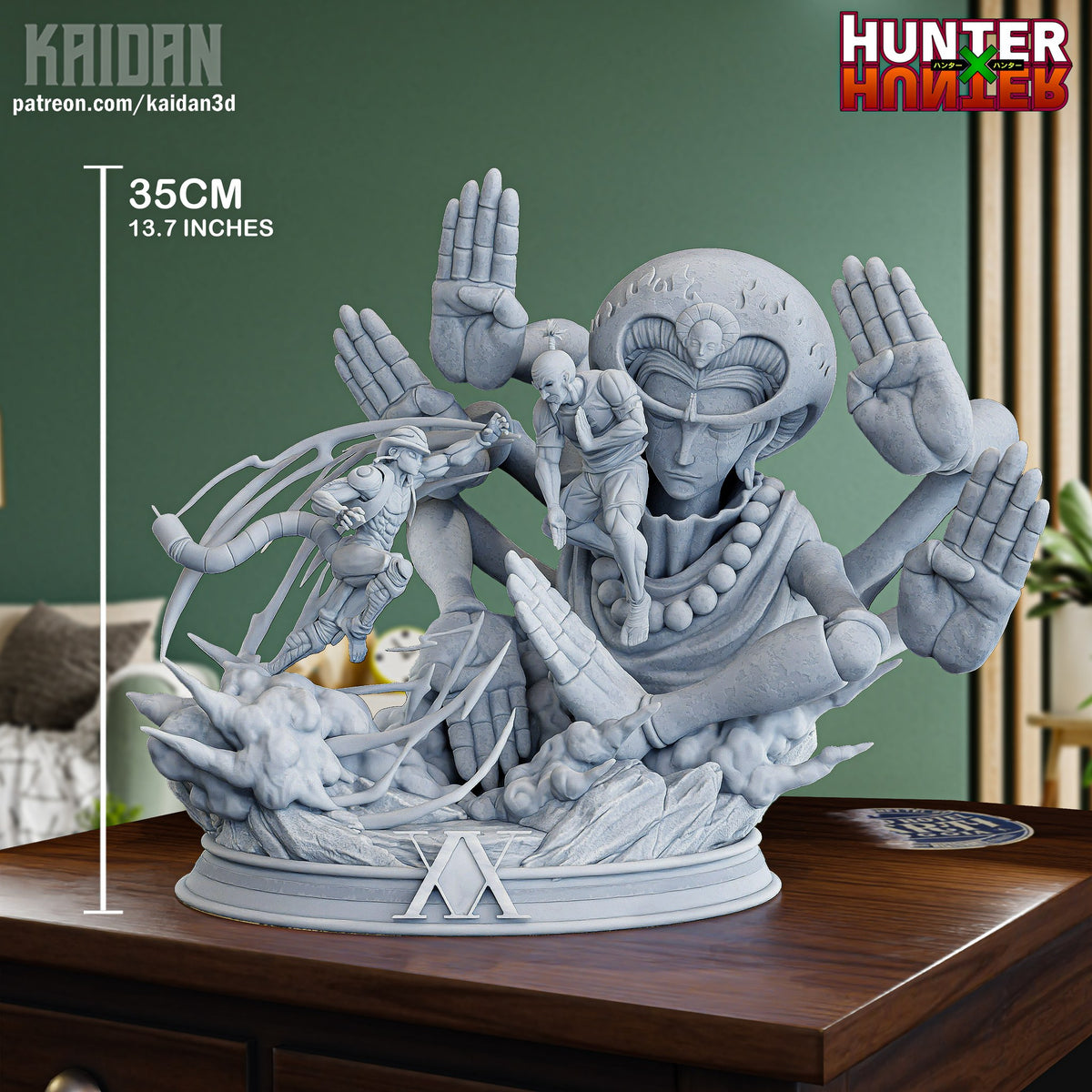 Netero and Meruem (Hunter x Hunter) resin figure by Kaidan 3D — studio render 7