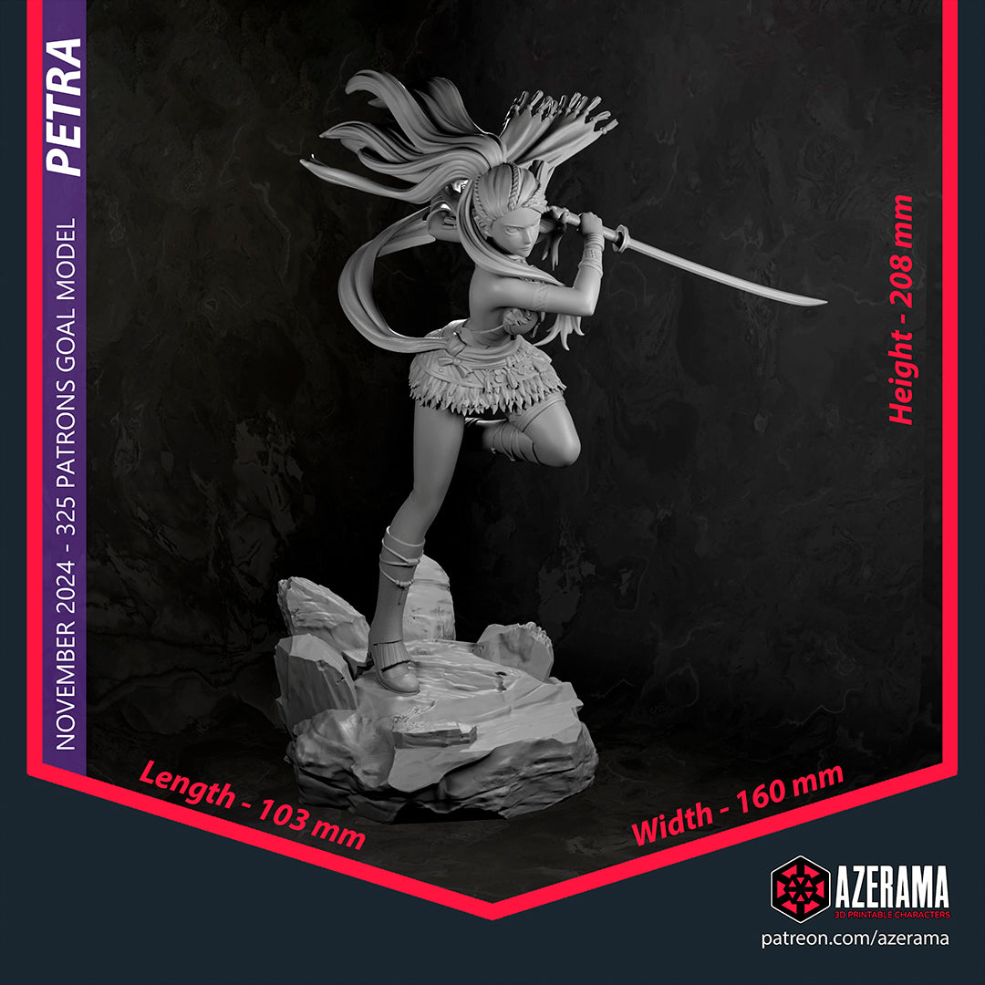 Petra (Fire Emblem) resin figure by Azerama — studio render 3