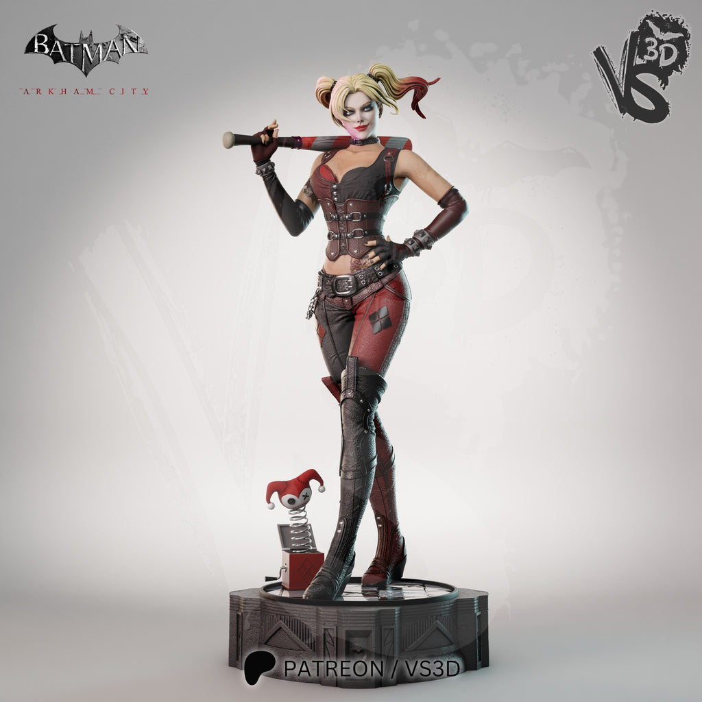 Harley Quinn DC resin figure by VS3D — studio preview