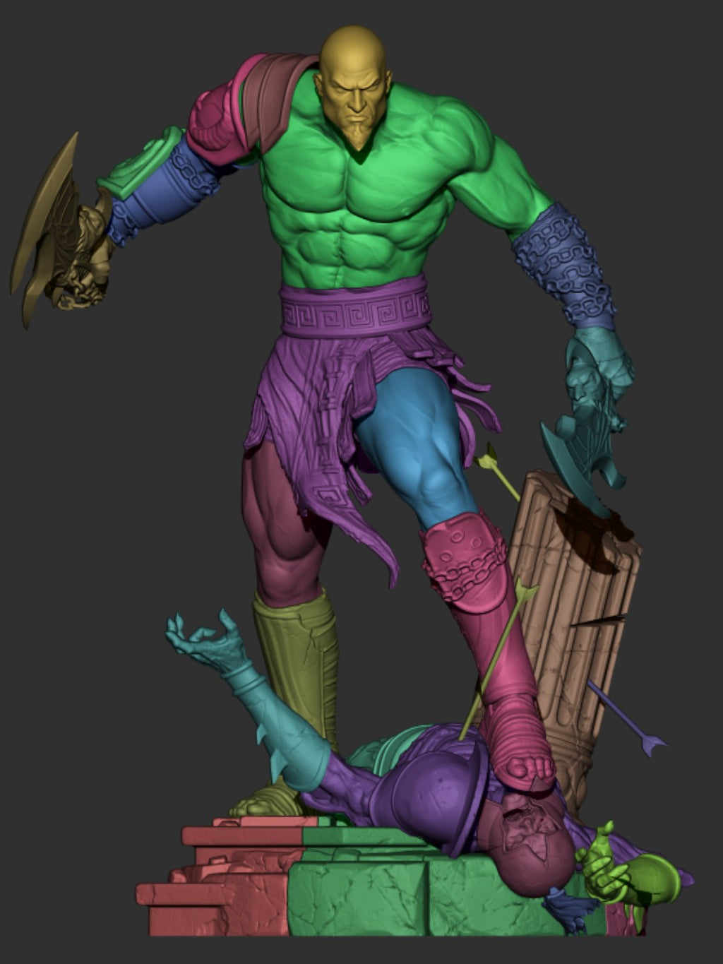 Kratos — studio render 7