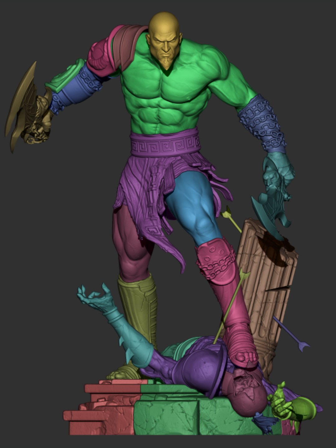 Kratos — studio render 7