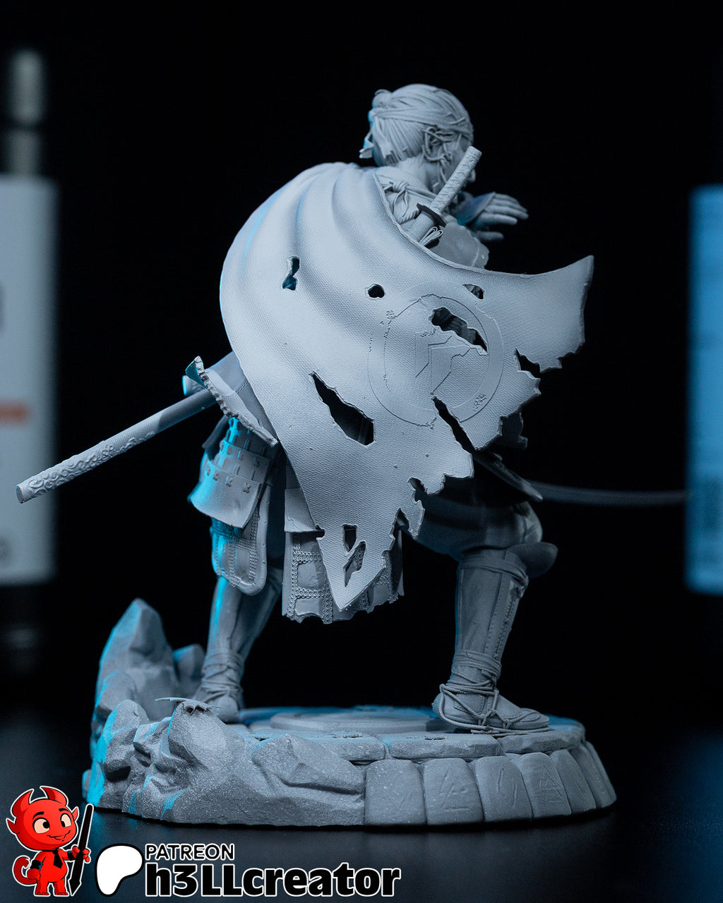 Jin Sakai (Ghost of Tsushima) resin figure by h3LLcreator — studio render 12