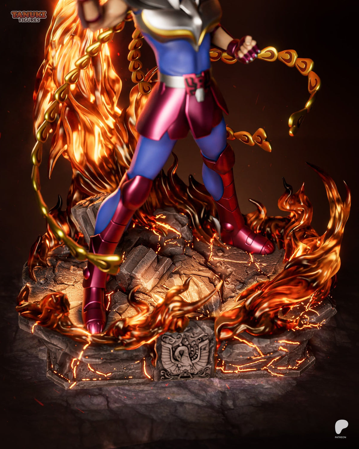 Phoenix Ikki (Saint Seiya) resin figure by Tanuki Figures — studio render 5