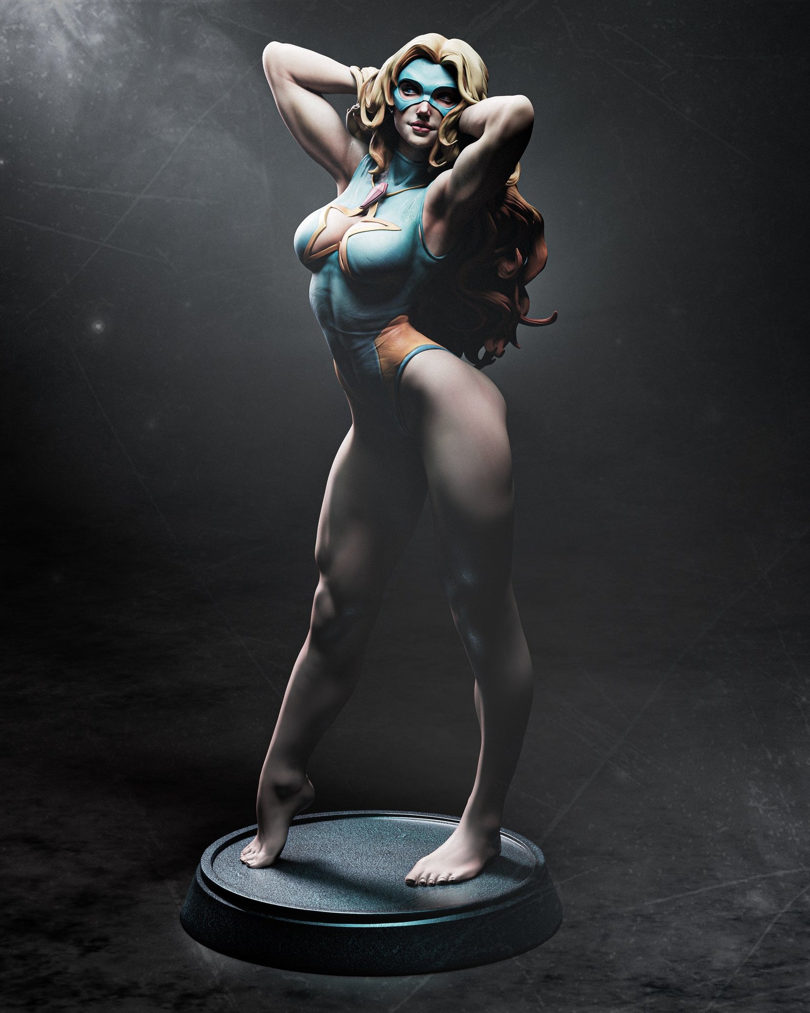 Blonde Blazer _Original Characters resin figure by CA 3D Studios — studio preview 2