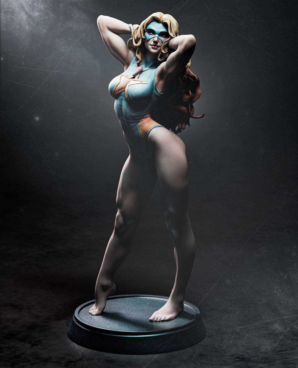 Blonde Blazer _Original Characters resin figure by CA 3D Studios — studio preview 2