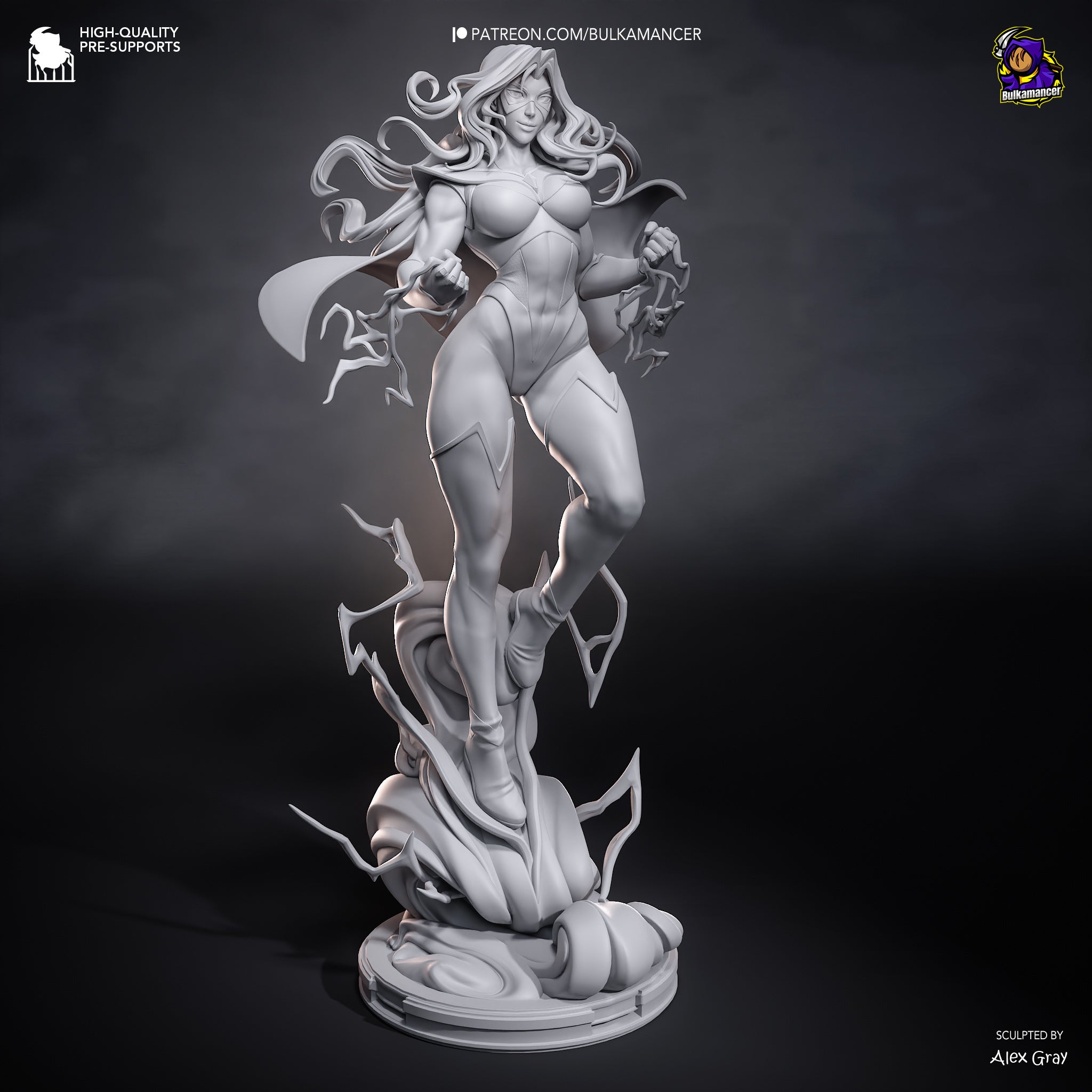Blonde Blazer (Dispatch) resin figure by Bulkamancer — studio render 16
