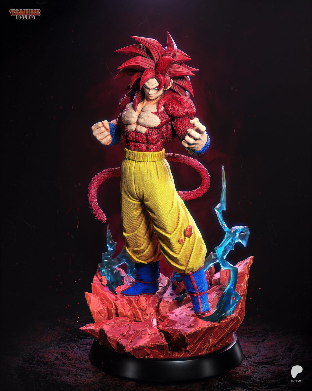 Goku (Dragon Ball) resin figure by Tanuki Figures — studio render 1