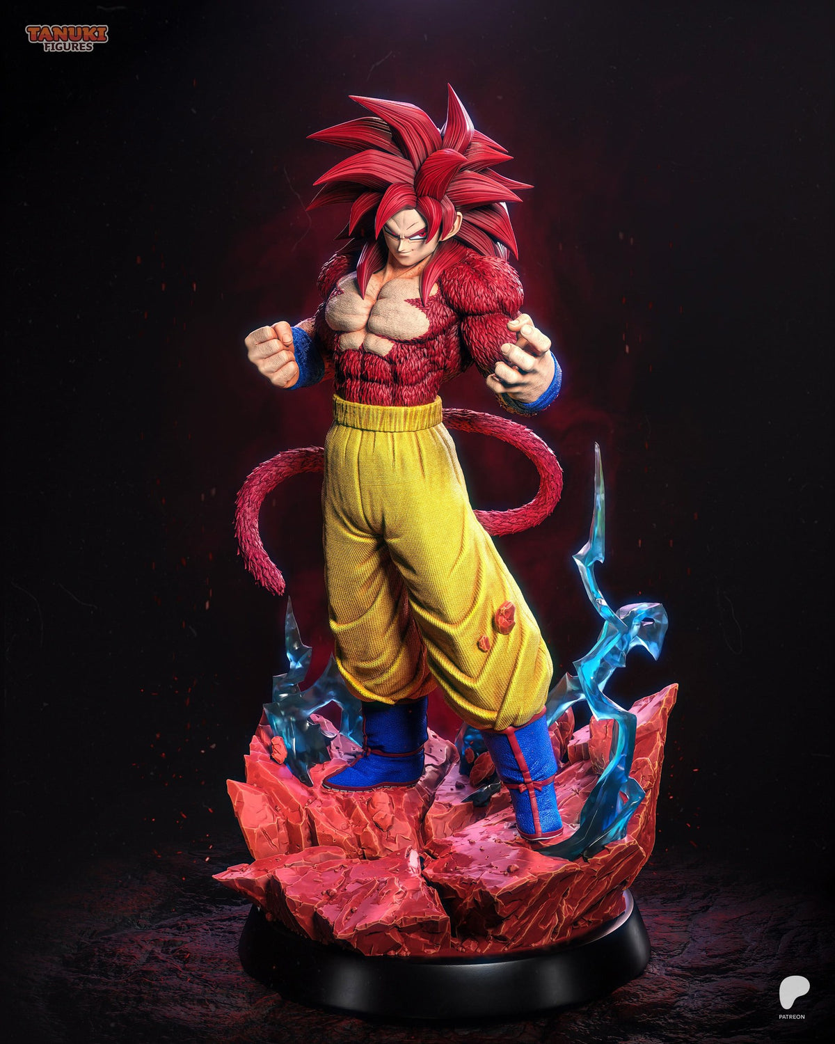 Goku (Dragon Ball) resin figure by Tanuki Figures — studio render 1