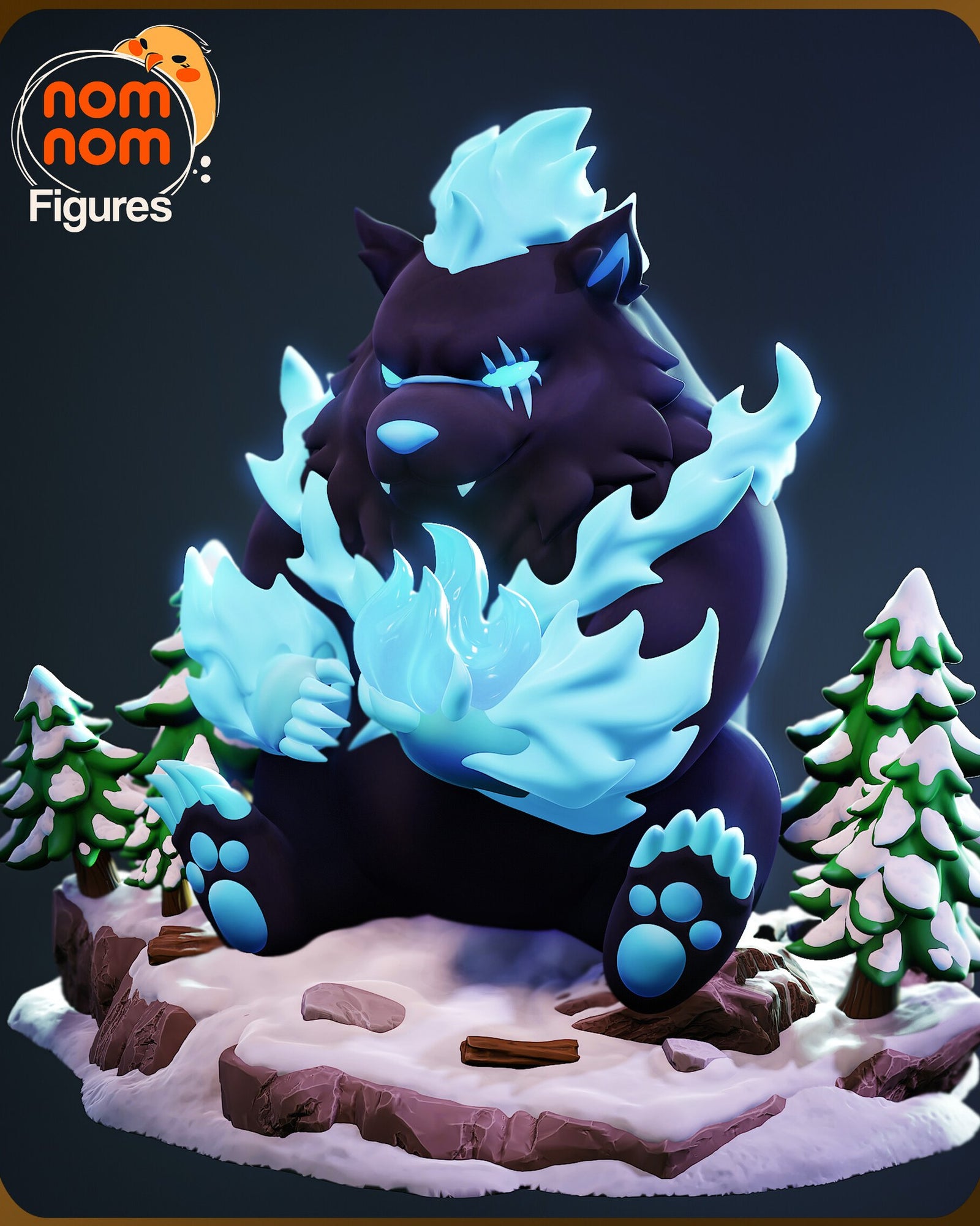 Shadow Tank Solo Leveling Chibi resin figure by NomNom Figures — studio preview 2