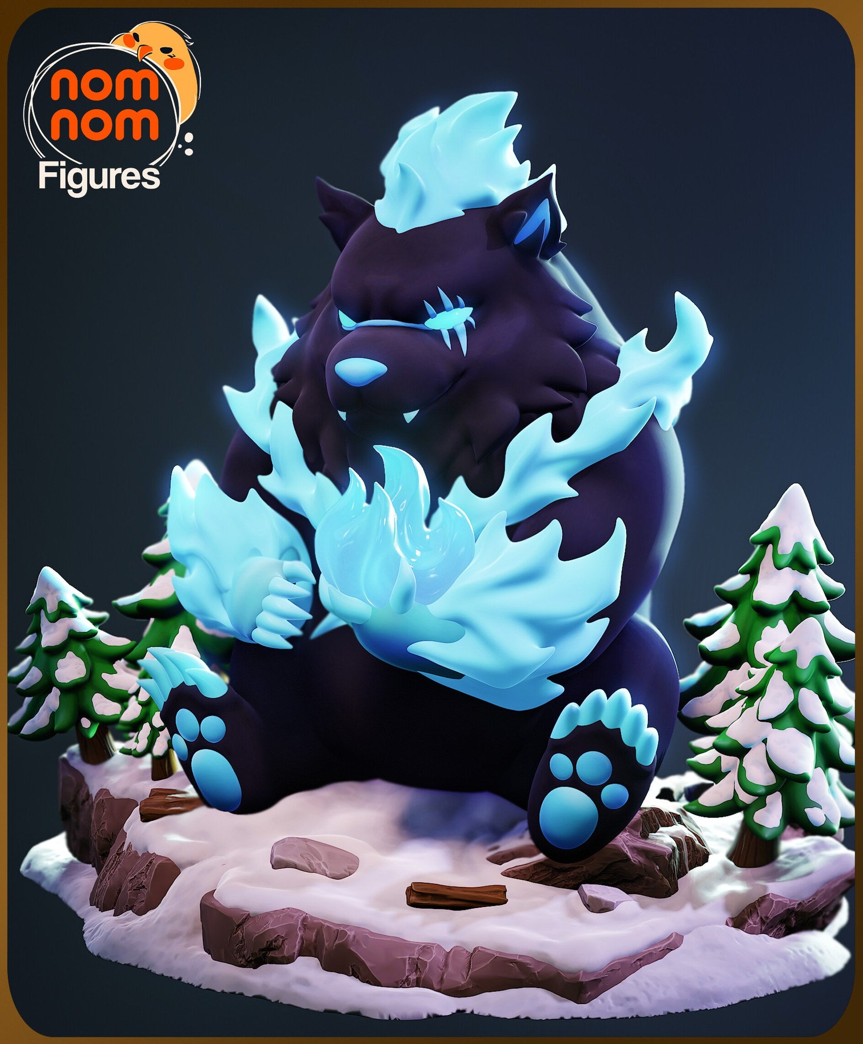 Shadow Tank Solo Leveling Chibi resin figure by NomNom Figures — studio preview 2