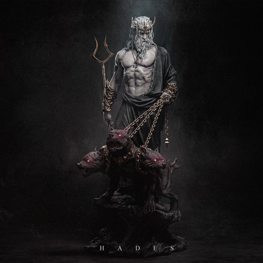 Hades Greek mythology resin figure by CA 3D Studios — studio preview 2