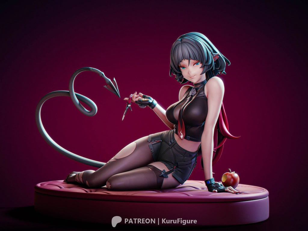 Jane Doe (Zenless Zone Zero) resin figure by Kuru Figures — studio render 2