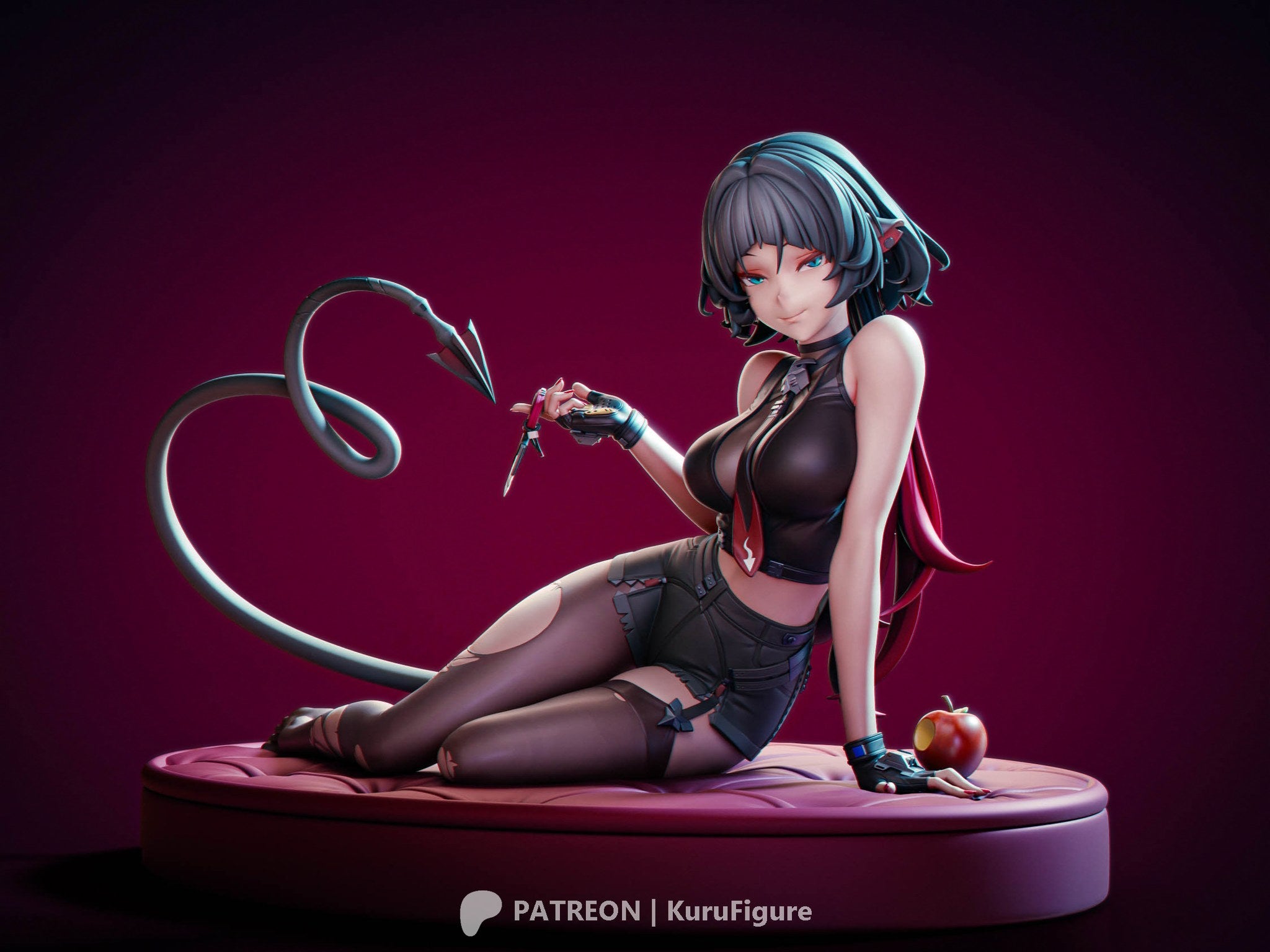 Jane Doe (Zenless Zone Zero) resin figure by Kuru Figures — studio render 2
