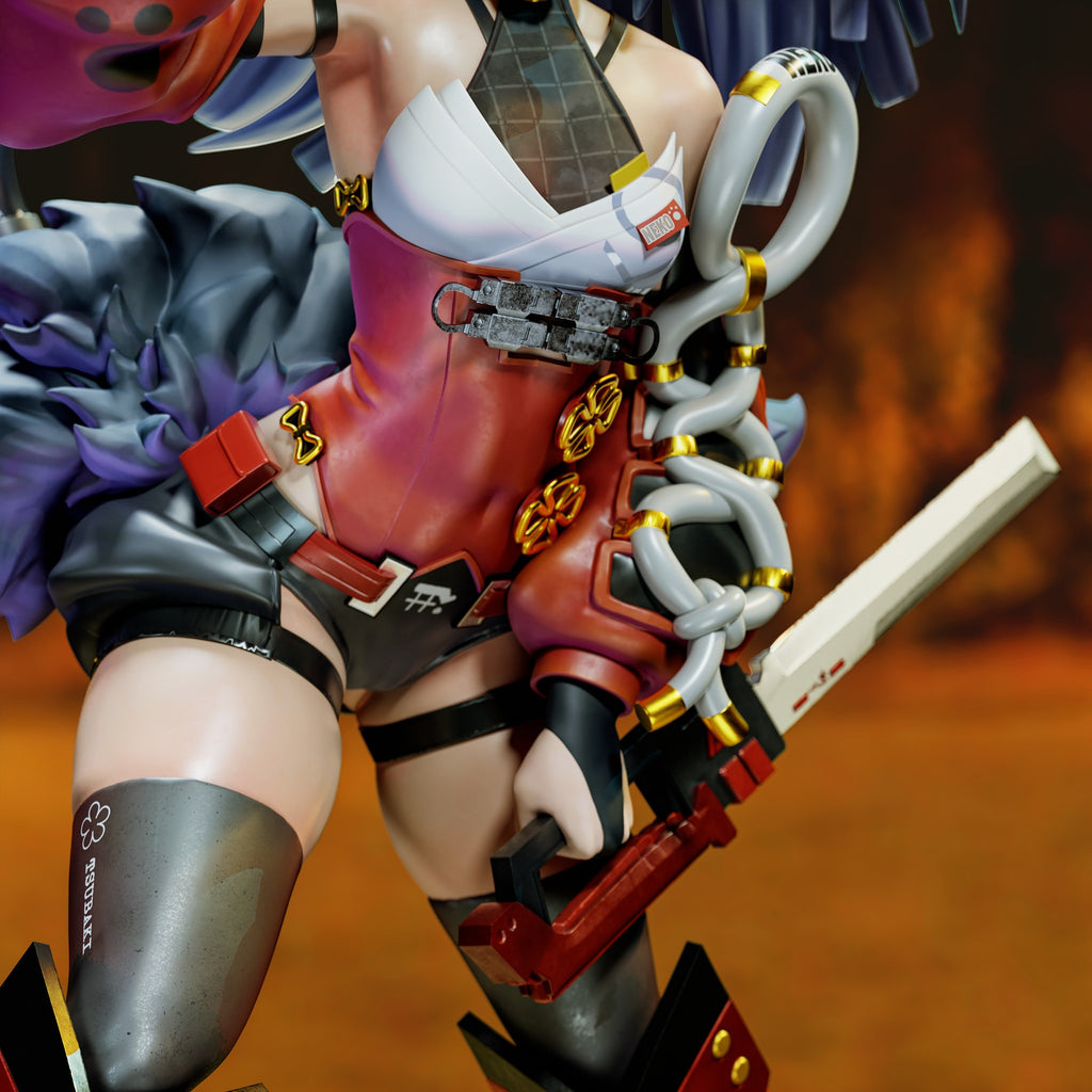 Nekomiya Mana (Zenless Zone Zero) resin figure by Tenshi Figures — studio render 8