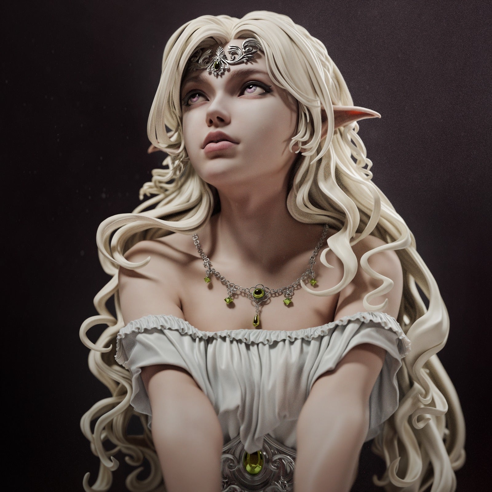 Elf Princess _Original Characters resin figure by CA 3D Studios — studio preview 1