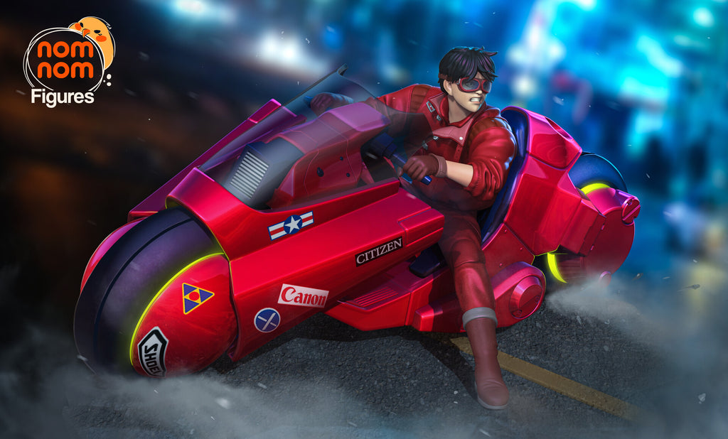 Kaneda Akira resin figure by NomNom Figures — studio preview 1