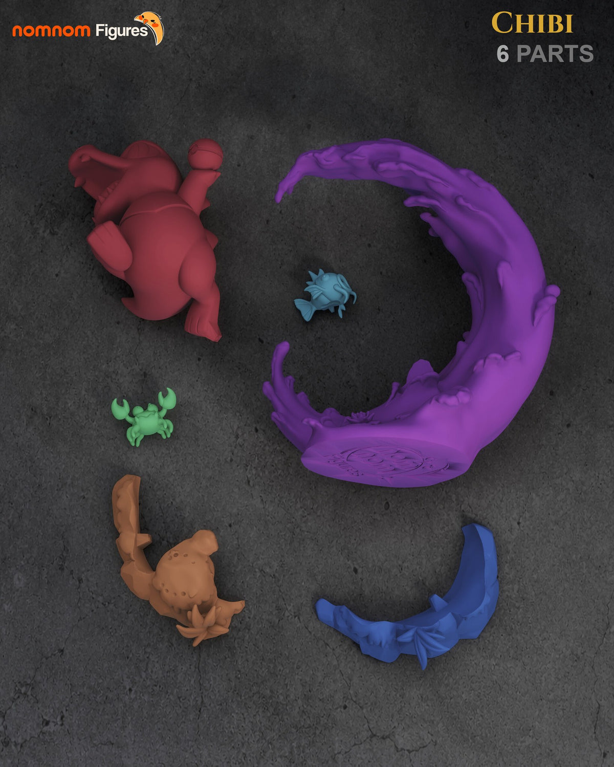 Totodile — studio render 5