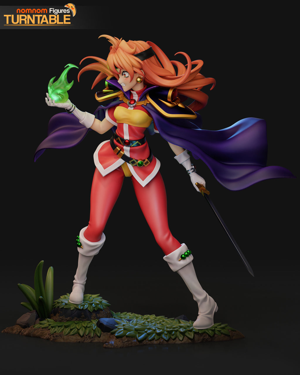 Lina Inverse Slayers resin figure by NomNom Figures — studio preview 9