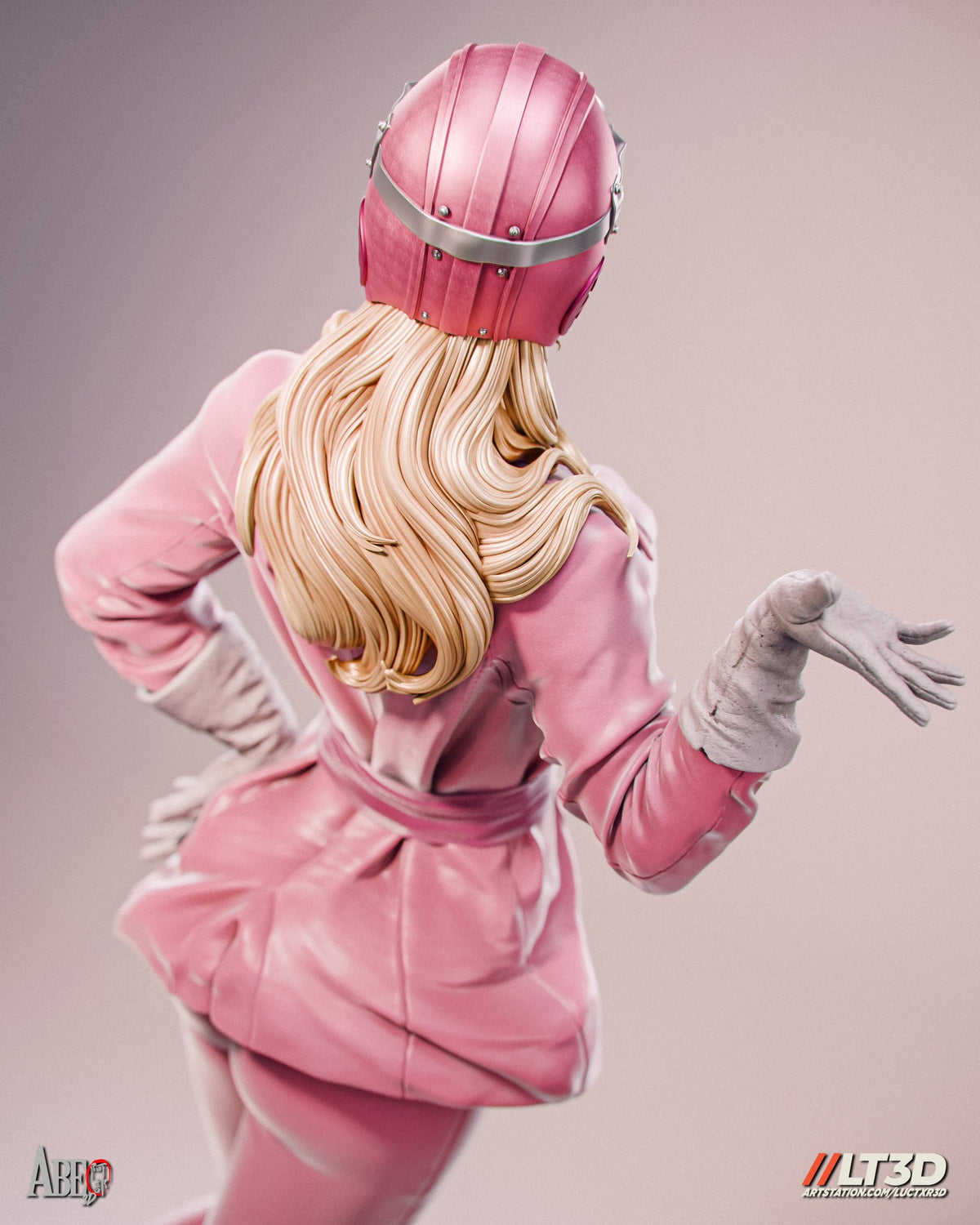 Penelope Pitstop (Wacky Races) resin figure by Abe3D — studio render 17