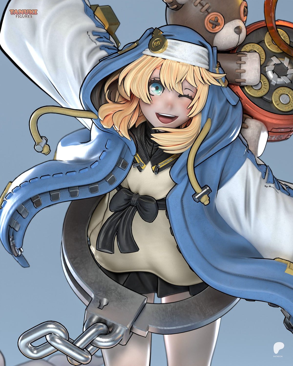 Bridget (Guilty Gear) resin figure by Tanuki Figures — studio render 8