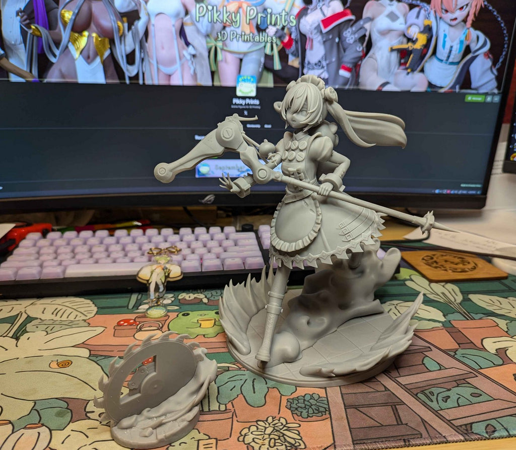 Corin Wickes (Zenless Zone Zero) resin figure by PikkyPrints — studio render 7