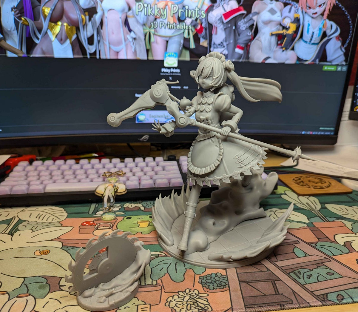 Corin Wickes (Zenless Zone Zero) resin figure by PikkyPrints — studio render 7