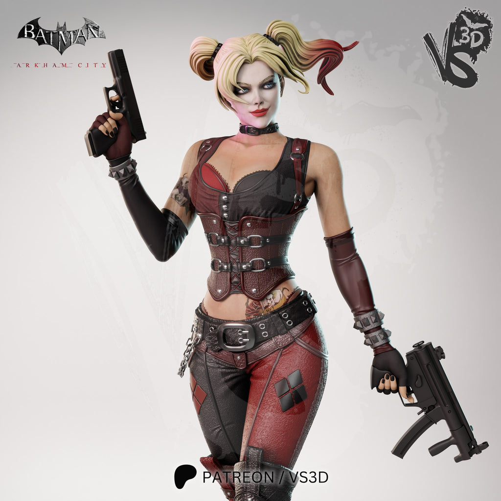 harley quinn dc vs3d arkham