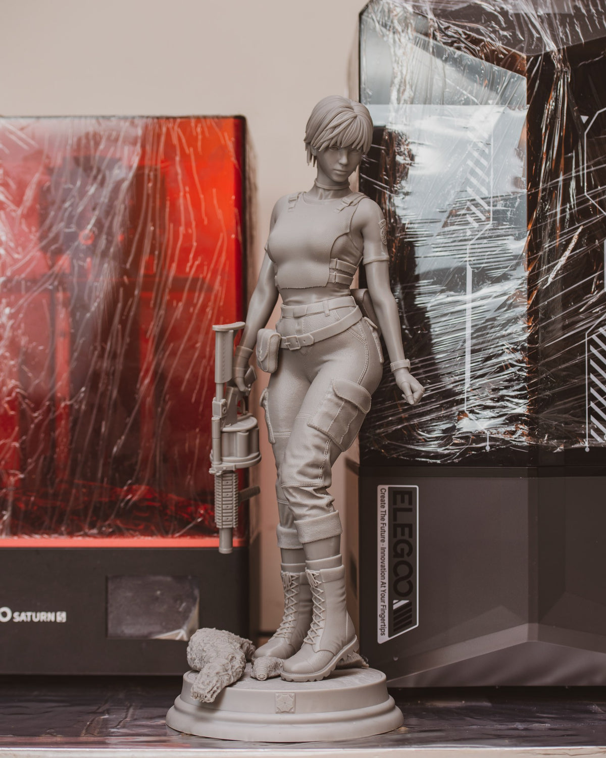 Rebecca Chambers (Resident Evil) resin figure by Abe3D — studio render 14
