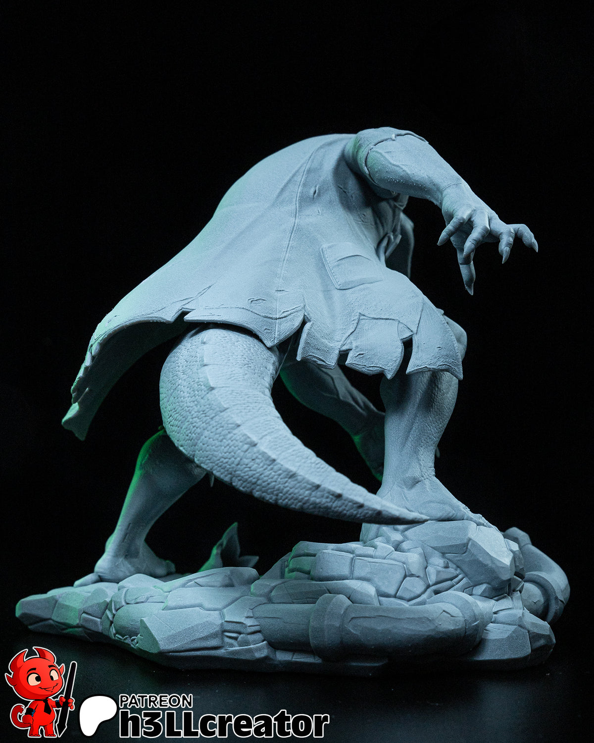 Curt Connors (Marvel) resin figure by h3LLcreator — studio render 10