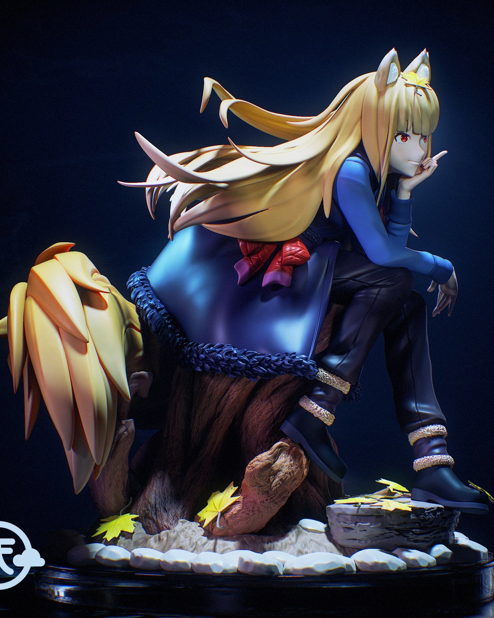 Holo (Spice and Wolf) resin figure by Tenshi Figures — studio render 2