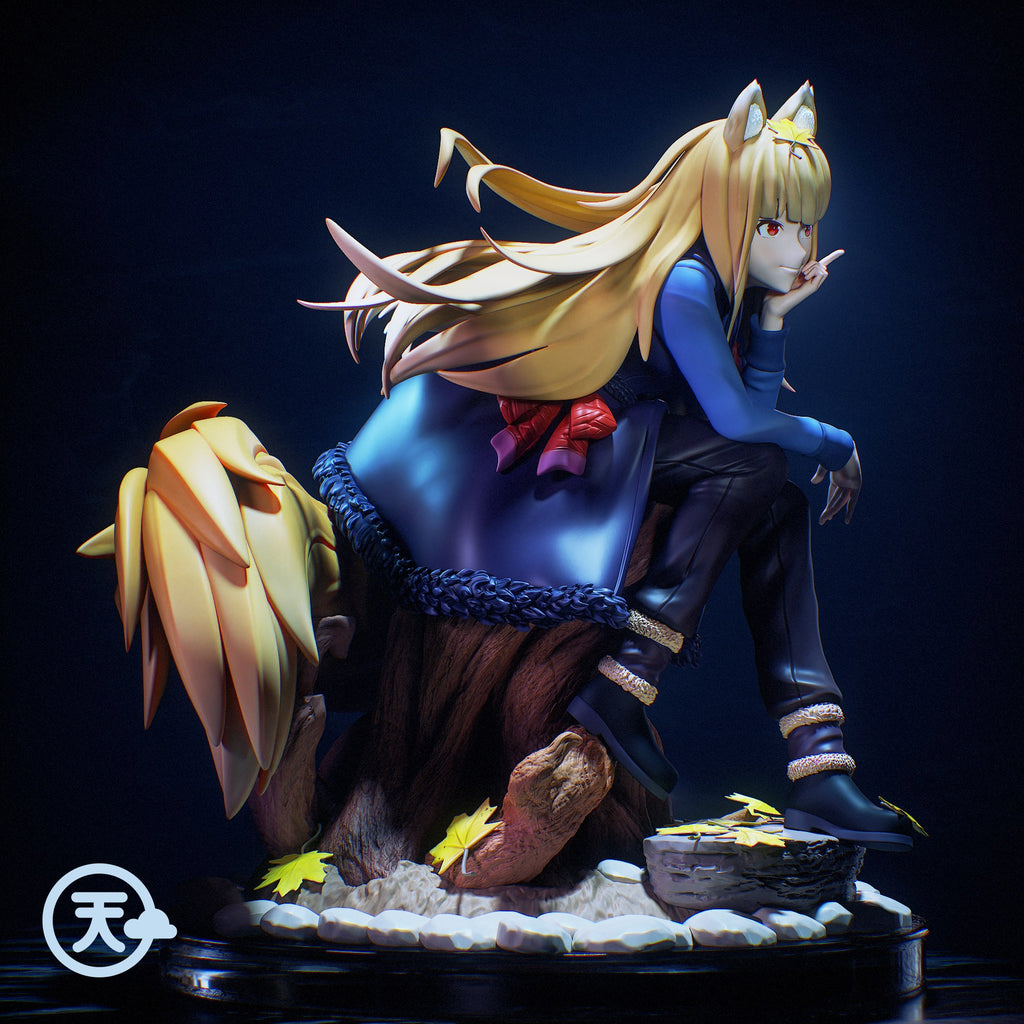 Holo (Spice and Wolf) resin figure by Tenshi Figures — studio render 2