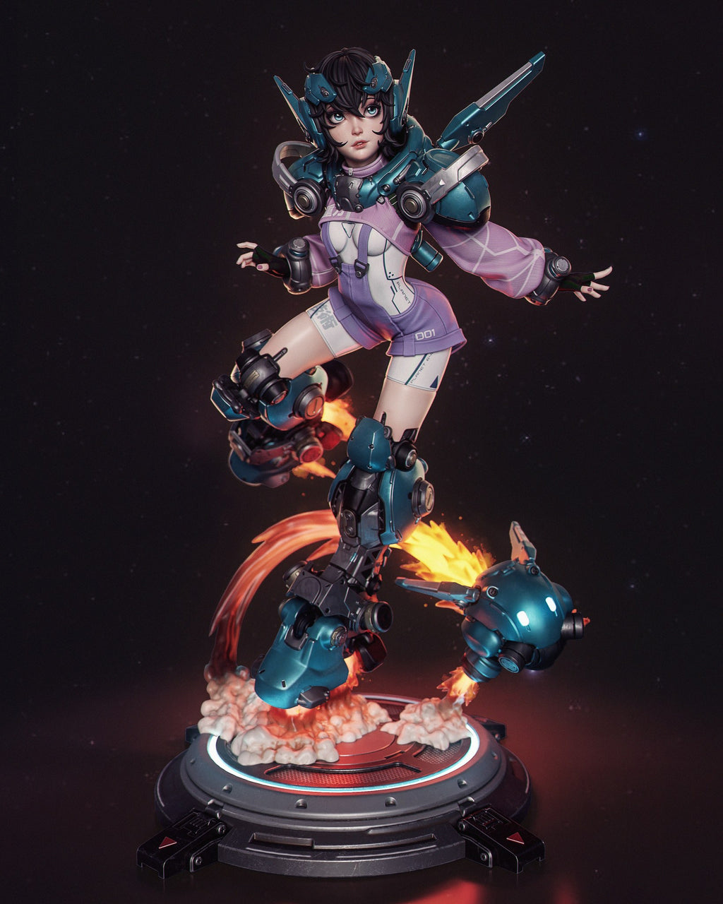 Nillai and BBlue — studio render 6