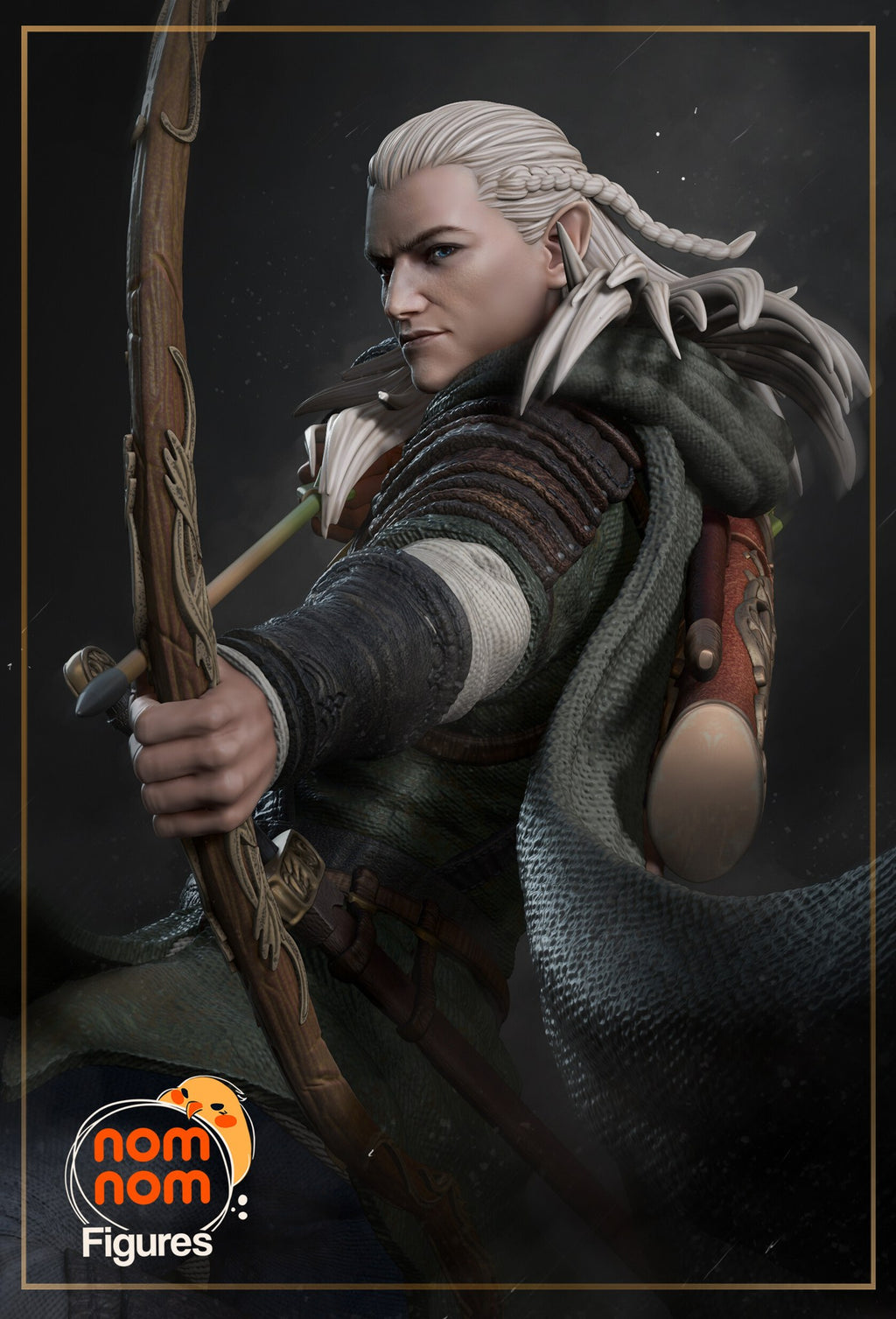 Gimli and Legolas — studio render 4