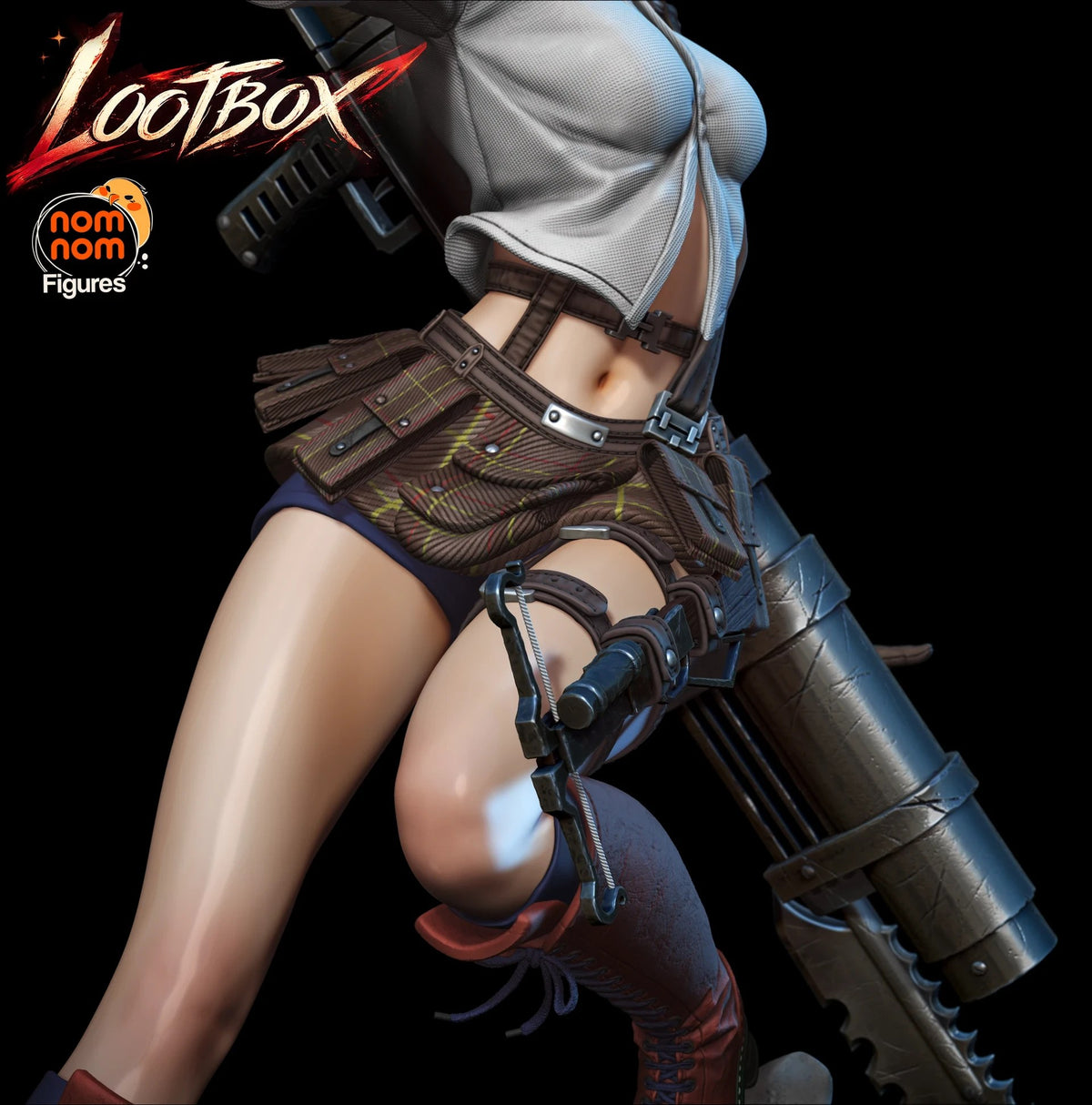 Lady — studio render 3