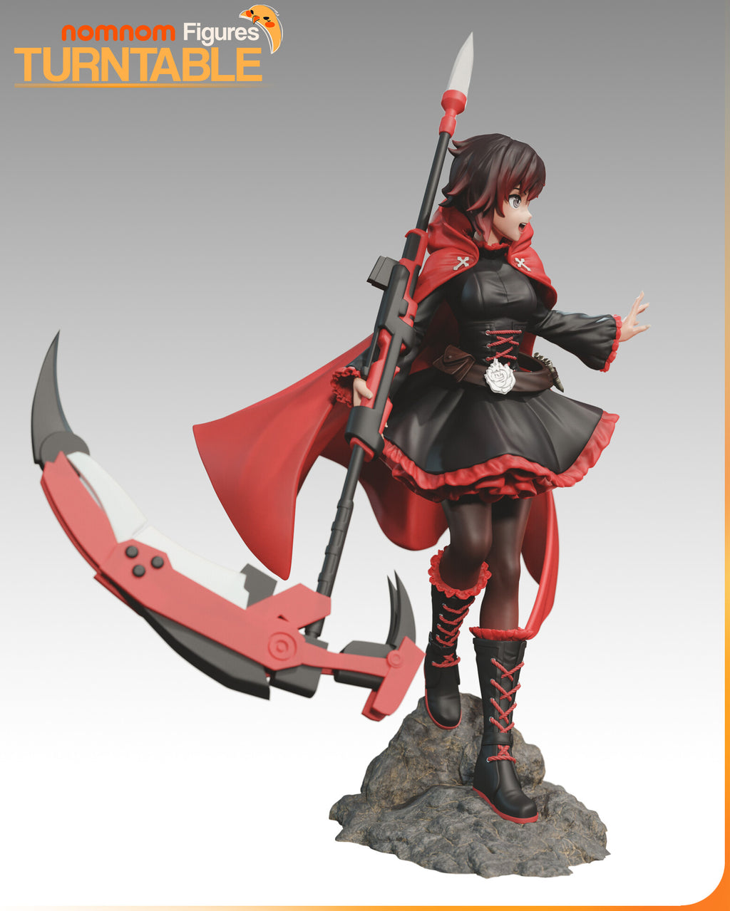 Ruby Rose RWBY resin figure by NomNom Figures — studio preview 8